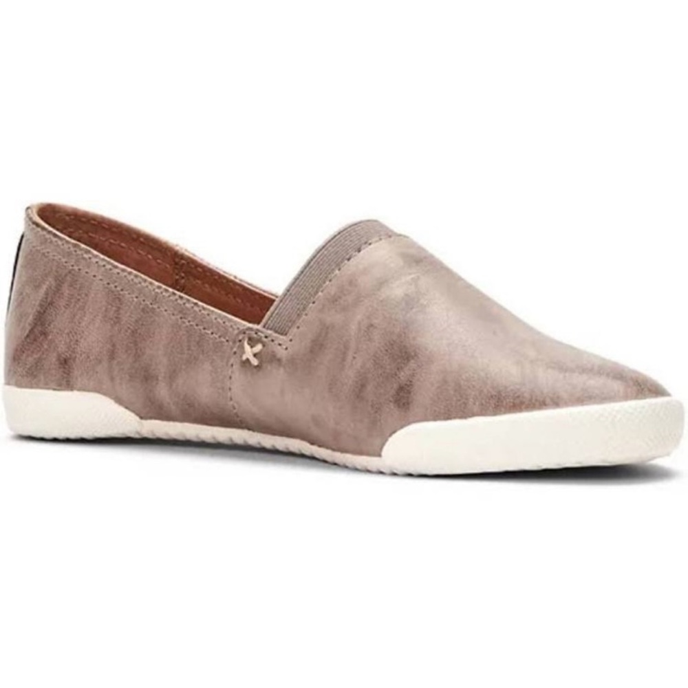 Frye Women’s Melanie Slip on Gray Brown Sneaker